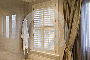 American Shutters in Bathroom