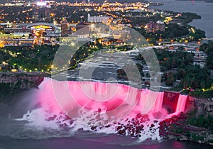 The American side of Niagara Falls. Niagara Falls, ON. Canada.