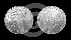 American silver eagle dollar coin