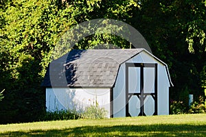 American style wooden shed