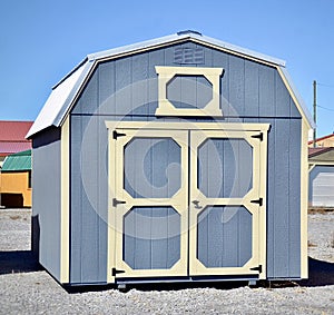 American style wooden shed, popular in USA