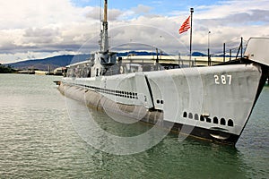 Pearl Harbor, HI, USA - January 29, 2010 : U.S.S. Bowfin submarine on display