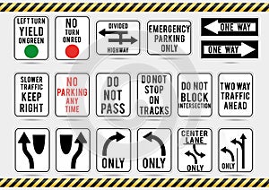 Traffic Signs Collection [17] out of 19 photo