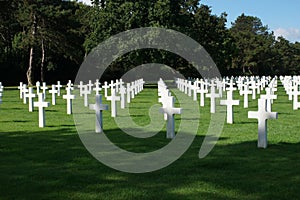 American War Cemetery at Colleville-sur-Mer, Normandie, France