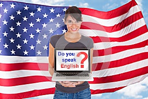 American woman asking do you speak english