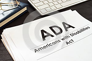 Americans with Disabilities Act ADA and glasses.
