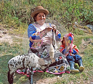 Amerindian woman