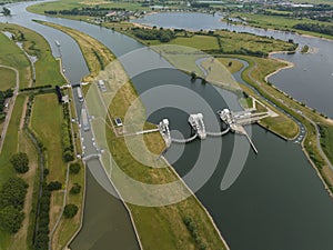 Amerongen weir and lock complex is a hydraulic work of art in the Netherlands. Including a hydroelectric power station