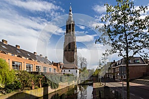 Amersfoort Medieval town wall Koppelpoort and the Eem river