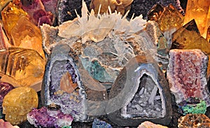 Amethyst and Citrine Chalcedony