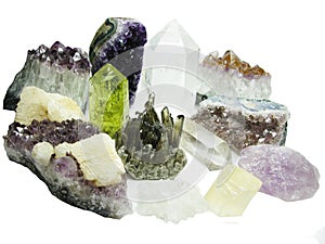 Amethyst citrine quartz geode geological crystals
