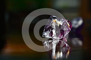 Amethyst crystal Natural lump Not yet grinding for jewelry making Rare and expensive are placed