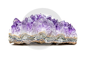 Amethyst Crystal Stone Isolated