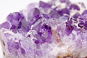 Amethyst crystals