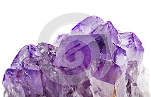 Amethyst crystals