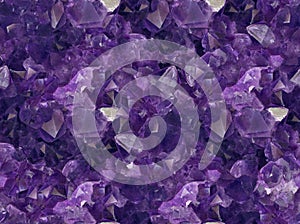 Amethyst lilac druse seamless background