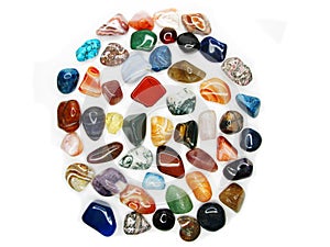 amethyst quartz garnet jasper agate geological crystals collection