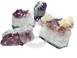 Amethyst quartz geode geological crystals