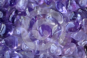 Amethyst Tumbled Stones Crystals photo