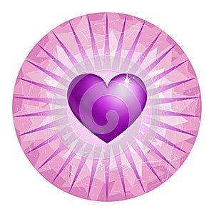 Amethystine heart