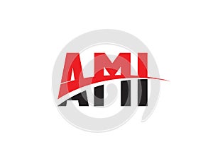 AMI Letter Initial Logo Design Vector Illustration