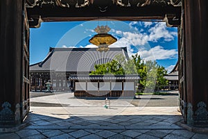 Amidado and Goeido hall of Nishi Honganji temple