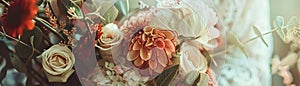 Amidst a dreamscape of vintage hues the chronicle of matrimony blooms photo