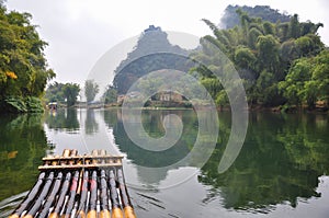 Amidst the Yulong River