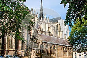 Amiens Cathedral. French Gothic architecture