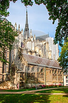 Amiens Cathedral. French Gothic architecture