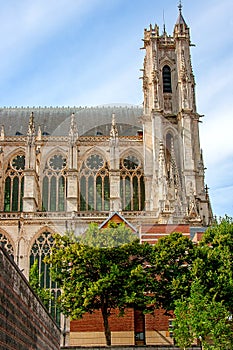 Amiens Cathedral. French Gothic architecture