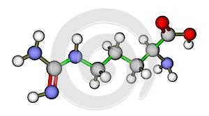 Amino acid arginine molecule