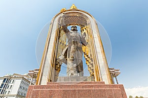 Amir Ismail Samani Square in Dushanbe