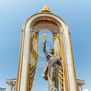 Amir Ismail Samani Square in Dushanbe