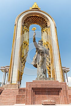 Amir Ismail Samani Square in Dushanbe