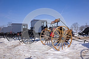 Amish Buggies and Carts