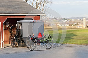 Amish buggy photo