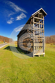 Amish corn crib