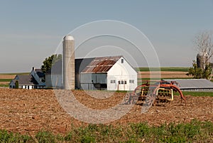 Amish Farm Barn and Equipment 001