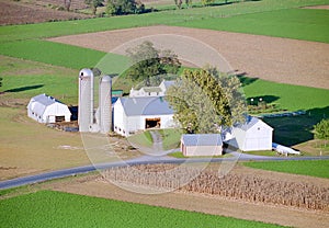 Amish Farm by Hot Air Balloon