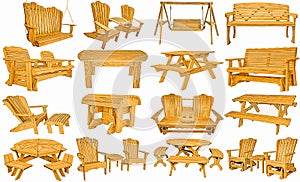 Amish hand made outdoor furniture