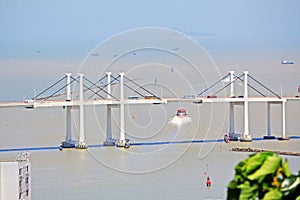 Amizade Bridge, Macau, China photo