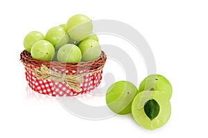 Amla green fruit ,ndian Gooseberry