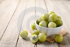 Amla Indian gooseberry fruits