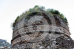 Amluk dara stupa was first discovered by a Hungarian-British archaeologist Sir Aurel Stein in 1926. It was later studied by photo