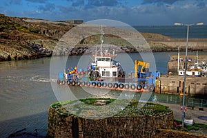 Amlwch Port boat