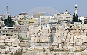 Amman the capital of Jordan and the houses