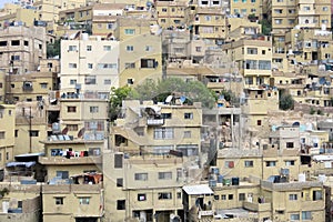 Amman the capital of Jordan and the houses photo