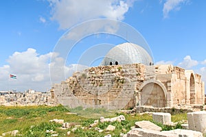 Amman Citadel ruins in Jordan