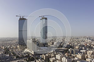 Amman city - Jordan Gate towers beautiful sky winter